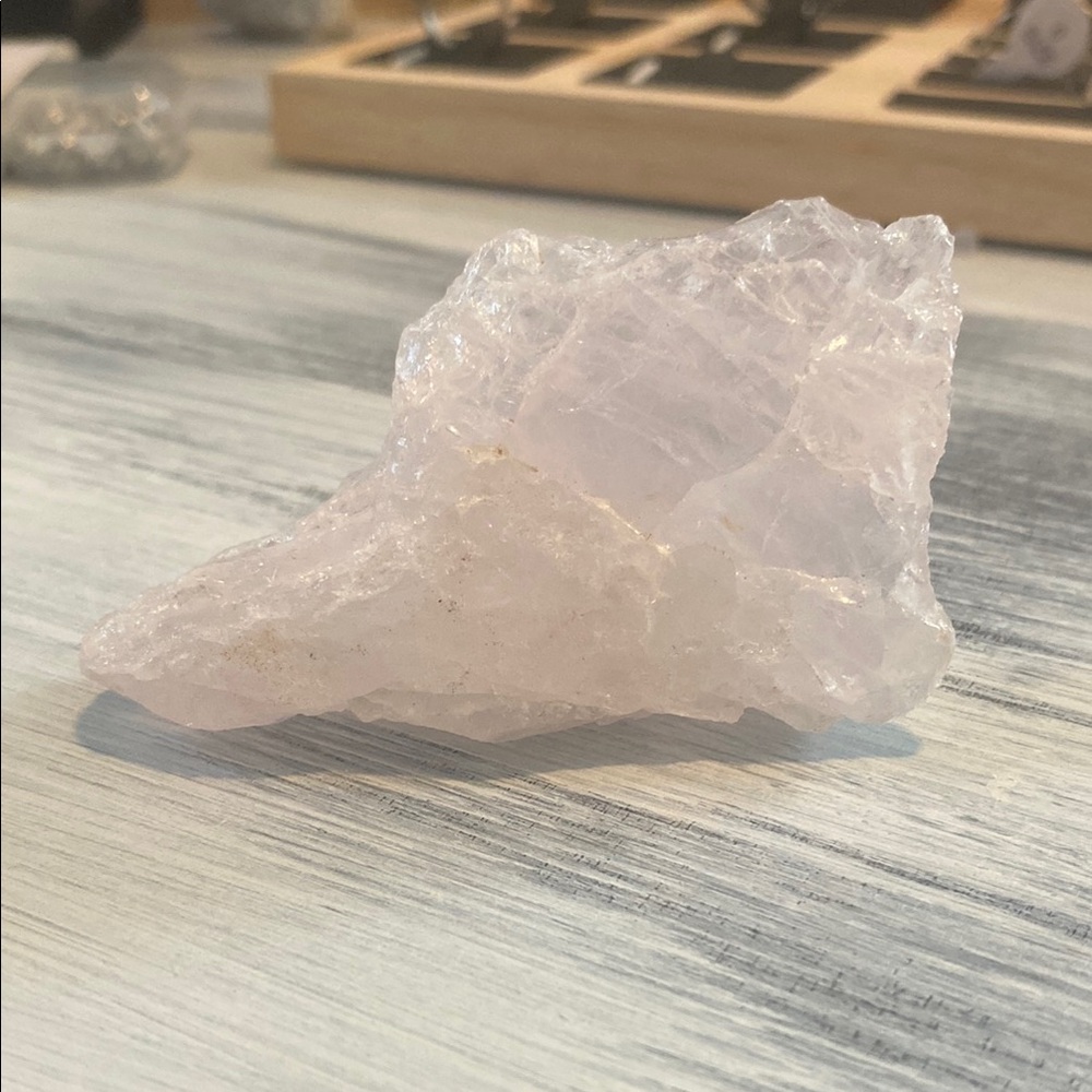 Raw Chinky Rose Quartz Crystal